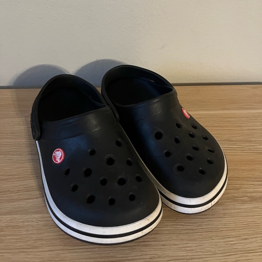 Black CrocBand Clog Crocs Juniors Size 3